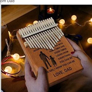 ENGRAVED KALIMBA THUMB PIANOS FOR DAUGHTERS